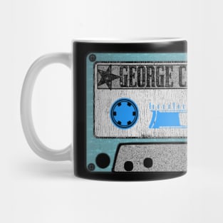 george carlin blue cassette Mug